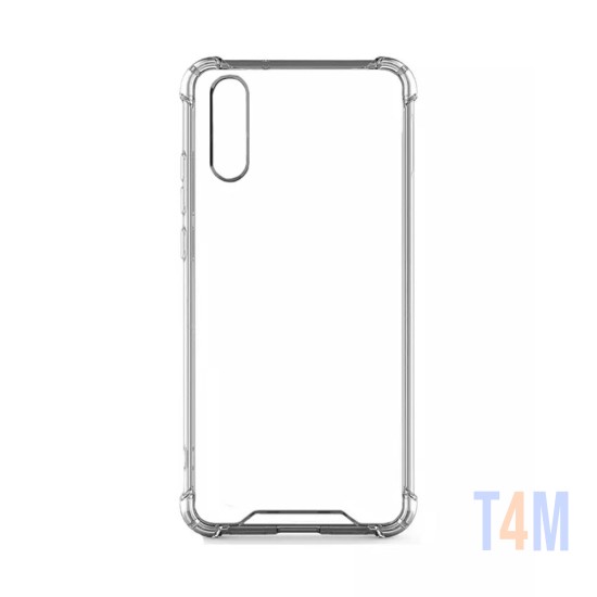 Funda de Silicona con Esquinas Duras para Samsung Galaxy A10/M10 Transparente